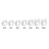 Brass Cuff Ring Settings X-KK-T076-58P-4