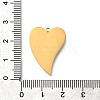 304 Stainless Steel Heart Charms STAS-Q348-11A-G-3