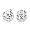 Non-Tarnish 201 Stainless Steel Charms STAS-A047-18P-2