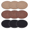 9Pcs 3 Colors Imitation Leather Laserable Label Tags DIY-FG0003-47-1