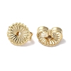 Brass Earring Nuts KK-K383-25B-G-1