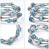 Fashion Wrap Bracelets BJEW-JB00628-07-2