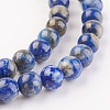 Natural Lapis Lazuli Beads Strands X-G-G099-8mm-7A-3