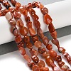 Natural South Red Agate Beads Strands G-P497-01C-06-2