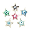 Alloy Enamel Pendants ENAM-F143-07-G-2