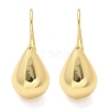 Teardrop Brass Dangle Earrings EJEW-B132-06G-4