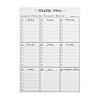 Magnetic Dry Erase Weekly Calendar for Fridge AJEW-E043-06-3