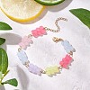 Acrylic Beads Bracelets for Women BJEW-JB11483-1