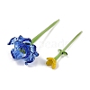 Handmade Lampwork Birthday Flower & Vase Set for Tabletop Display LAMP-D007-002K-3