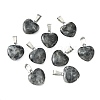 Natural Larvikite Goldstone Pendants G-Q371-14-4