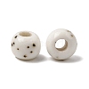 Speckled Round Handmade Ceramic Beads PR-NH0001-02C-2
