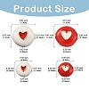 4Pcs 4 Styles Brass Enamel Beads KK-YW0003-01-3