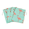 Polycotton(Polyester Cotton) Packing Pouches Drawstring Bags ABAG-T007-02E-2