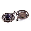 Natural Amethyst Pendants G-Q158-03-04-2