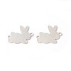 Brass Bunny Links connectors KK-F772-14P-1