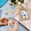 1Pc Wood Baby Boy Tooth Keepsake Cases with Lids CON-FH0001-61A-3