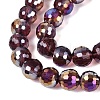 Transparent Glass Beads Strands GLAA-Q107-02A-19-3