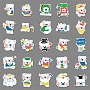 50Pcs Bear PET Waterproof Stickers PW-WG7A8D2-01-4