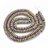 Electroplate Non-magnetic Synthetic Hematite Beads Strands G-N0318-01-3