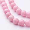 Natural Mashan Jade Round Beads Strands G-D263-8mm-M-2