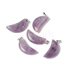 Natural Lepidolite Pendants G-Z022-03B-1