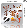 Viking Theme Stainless Steel Cutting Dies Stencils DIY-WH0279-172-4