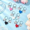 Valentine's Day Resin & Alloy Keychain KEYC-JKC01152-2