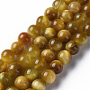 Natural Tiger Eye Beads Strands G-S300-6mm-107H-01-1