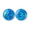 Resin Imitation Opal Cabochons RESI-E042-06-1