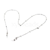 304 Stainless Steel Cable Chain Necklaces AJEW-EH00377-02-1