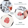 Gorgecraft 10Pcs 10 Styles PET Plastic Drawing Painting Stencils Templates DIY-GF0007-19-6