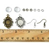 DIY Bland Dome Dangle Earring Making Kit DIY-FS0005-51-5