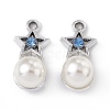 Alloy Rhinestone Pendants ALRI-K049-06P-1