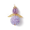 Seed Beads Alloy Pendants PALLOY-MZ00284-2