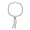 Summer Alloy Sun Pendant Black Cotton Cord Bolo Tie Lariat Necklaces for Women FS-WG38D07-01-1