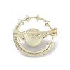 Rhinestone Planet with Star Brooch Pin JEWB-M027-01LG-02-3