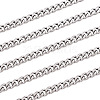304 Stainless Steel Cuban Link Chains FIND-YS0001-20-3