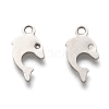 Non-Tarnish 201 Stainless Steel Charms STAS-B001-45P-1