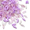 Painted Glass Beads GLAA-C037-01F-1
