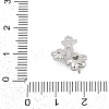 Brass Micro Pave Cubic Zirconia Pendants ZIRC-P122-03C-P-3