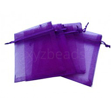 Rectangle Organza Jewelry Packing Drawable Pouches OP001-03