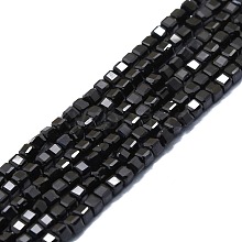 Natural Black Spinel Beads Strands G-P457-B01-31