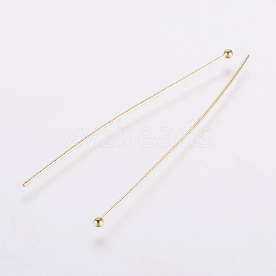 Rack Plating Brass Ball Head pins S-KK-E680-03-0.5x50-G-1