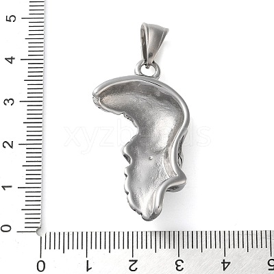 304 Stainless Steel Pendants STAS-M113-07AS-1