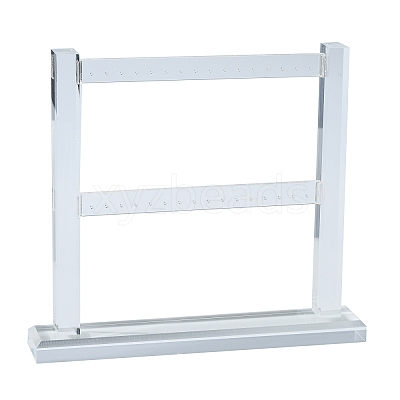 Organic Glass Earring Stands Displays EDIS-E008-01-1