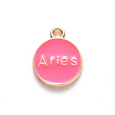 Alloy Enamel Pendants ENAM-S124-01B-03A-1