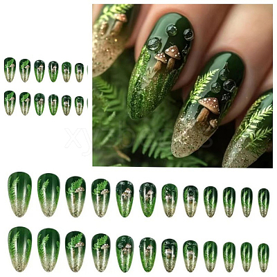 1Set Plastic Full Cover Press On False Nails MRMJ-CP0001-69-1