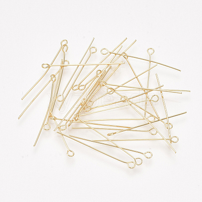 Brass Eye Pins KK-S348-405B-1
