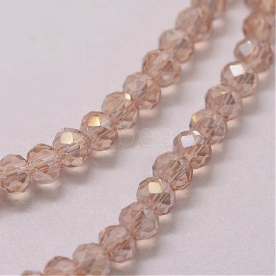 Electroplate Glass Bead Strands GLAA-K016-2x3mm-03FR-1
