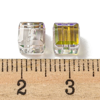 Electroplate Glass Beads EGLA-Z004-04B-06-1